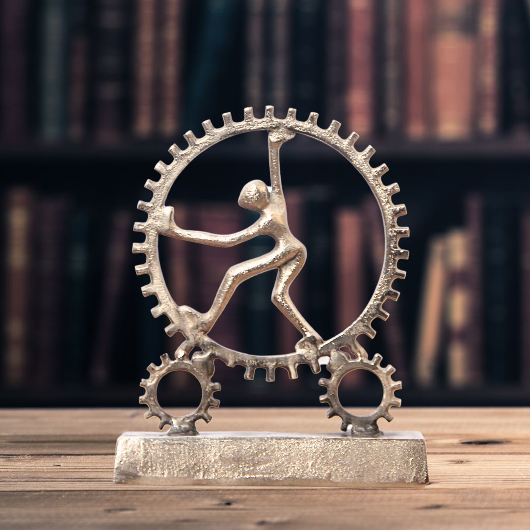 Escultura Rueda 25,5x20 cm