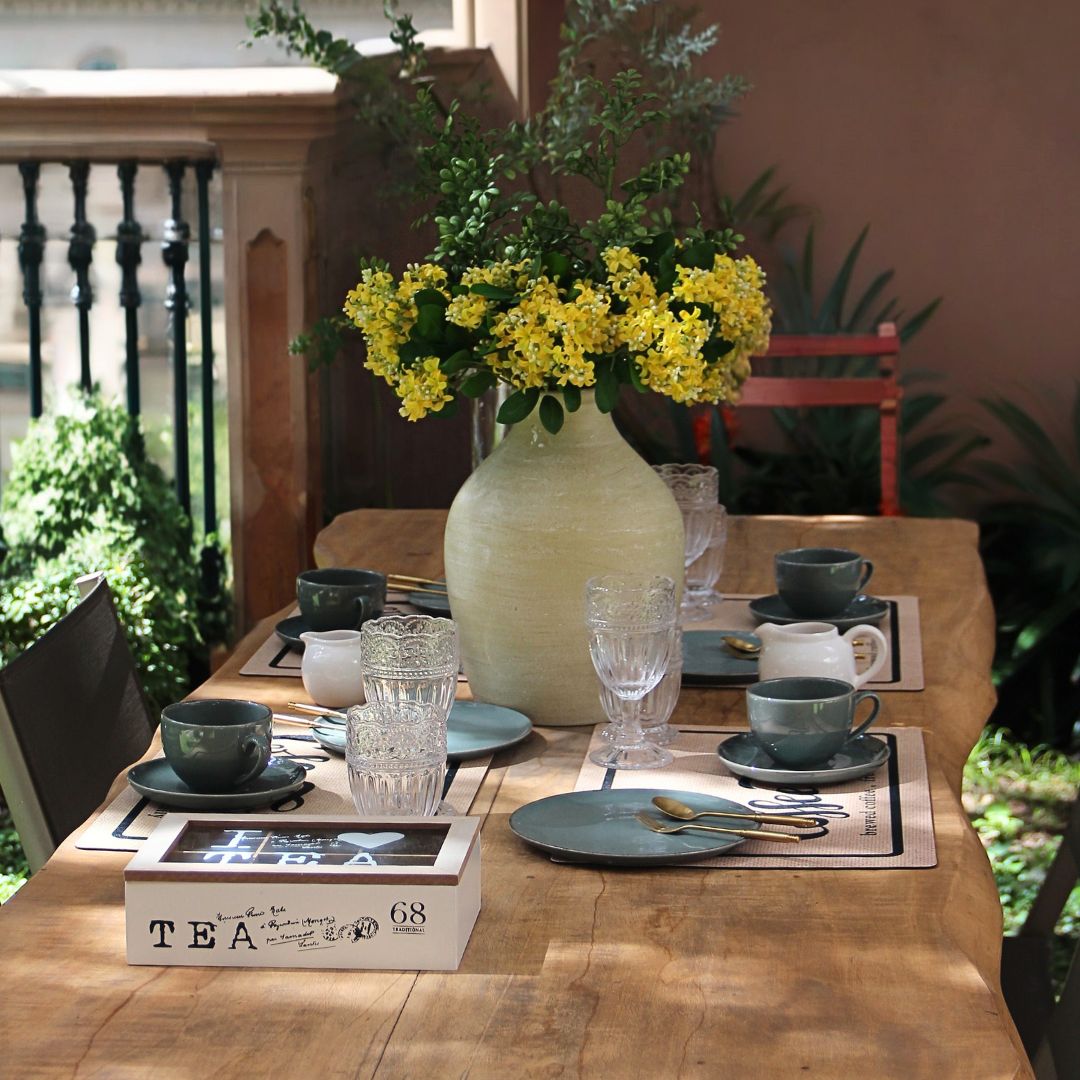 Taza c/Plato Positano Green