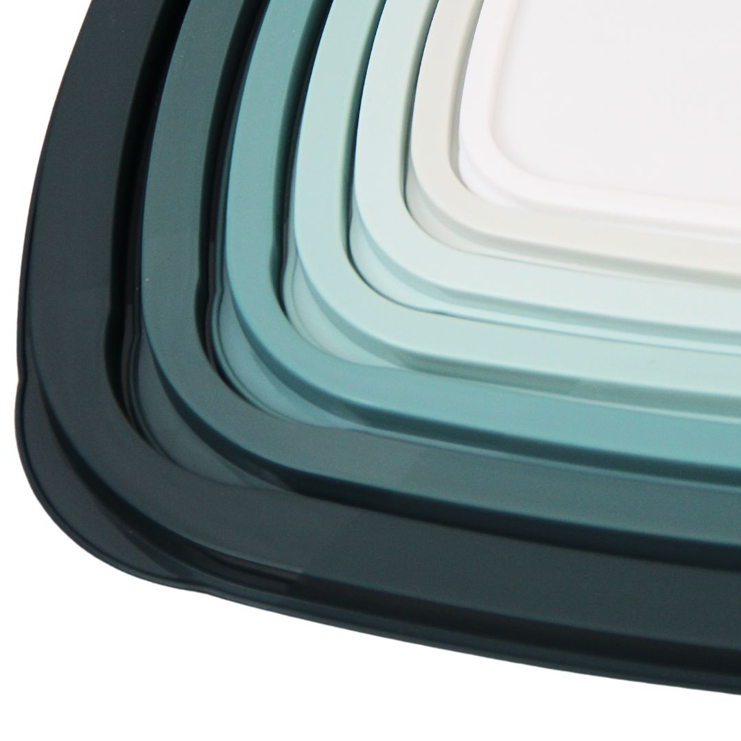 MultiTupper Set por 7 Rect. Green