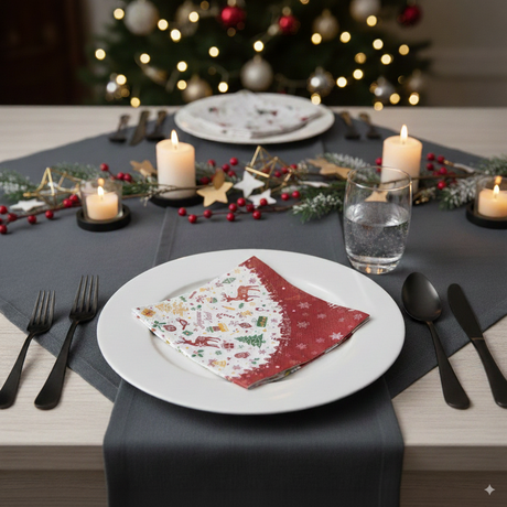 Paquete de Servilletas Christmas Spirit