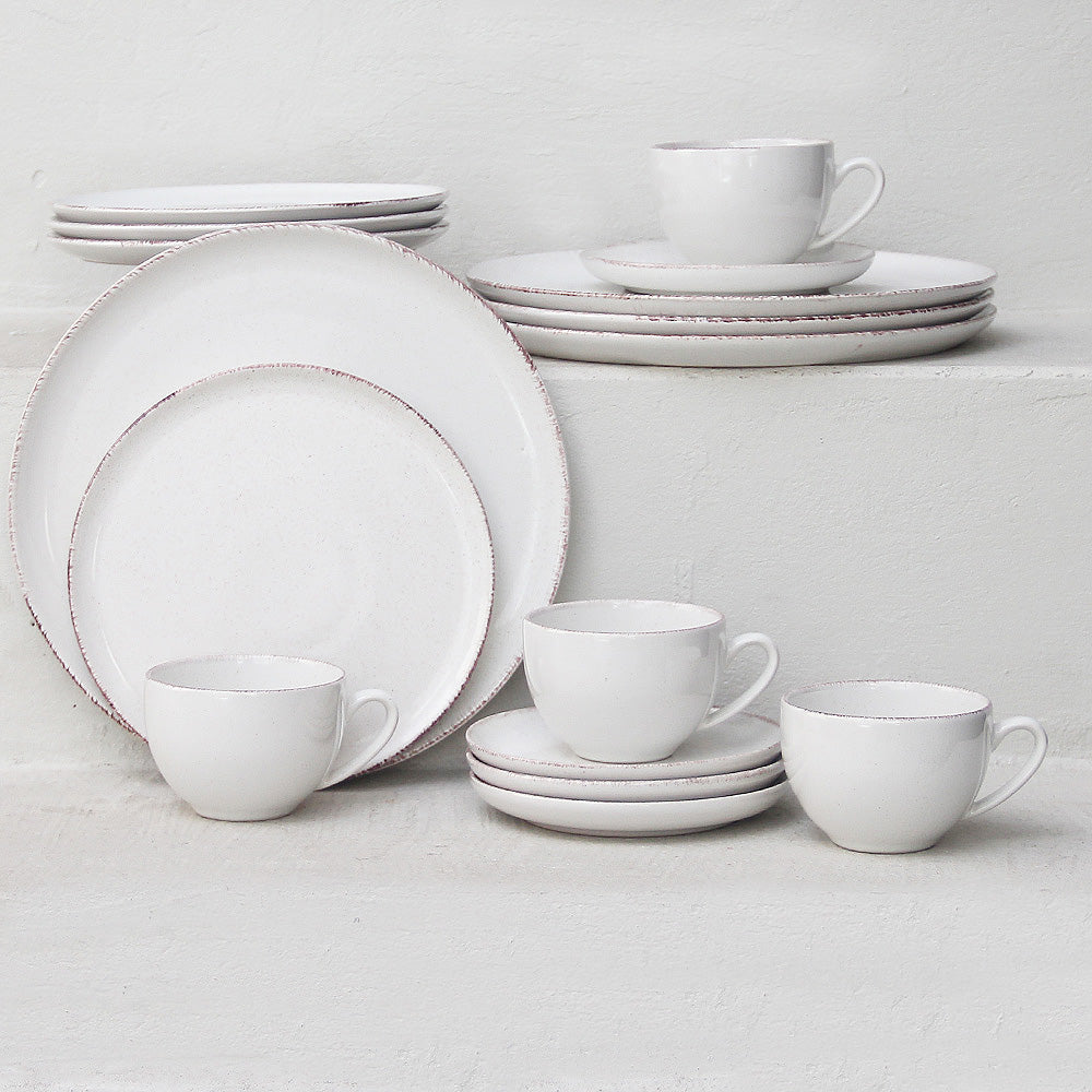 Juego 12 Piezas Positano Cream Tazas de té