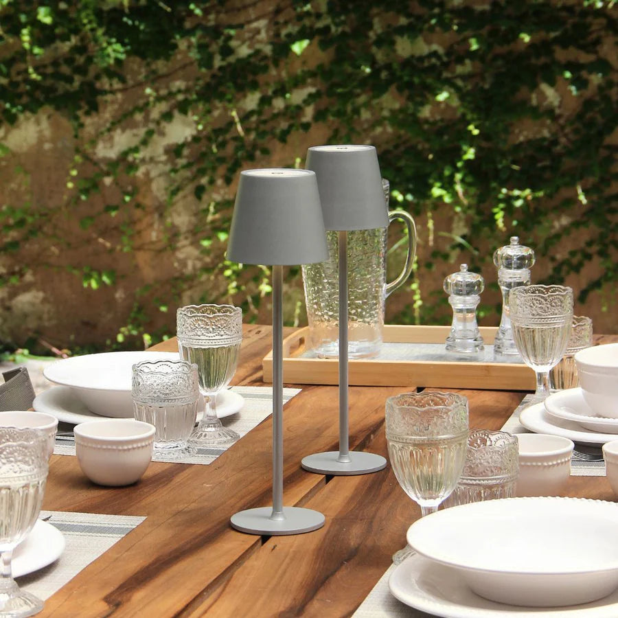 Pack 4 Lámparas Led Terra Gris