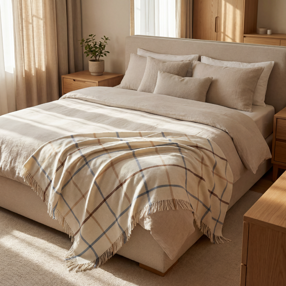 Manta Windsor Cream 140x210 cm