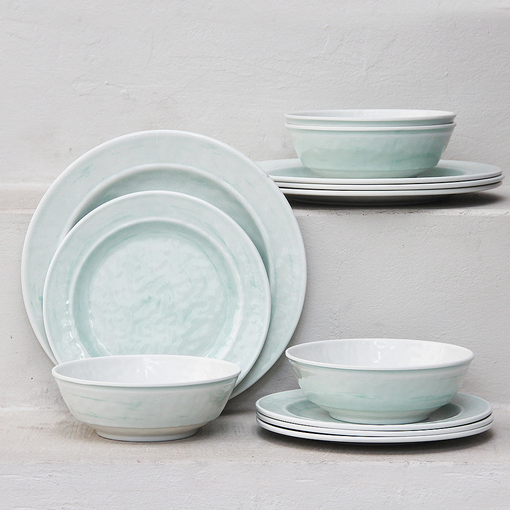 Juego 12 Piezas Melamina Menta