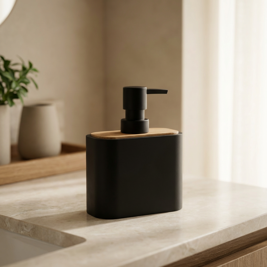 Dispenser de Jabón Halo Negro
