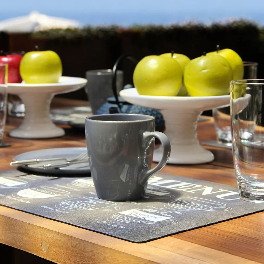 Pack 4 Jarros Positano Gris/Caja de té Vintage 23 cm x 9 cm x 7 cm