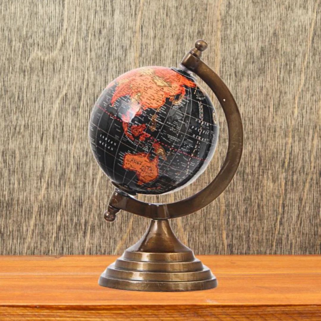 Globo Terraqueo Bronce 25 cm