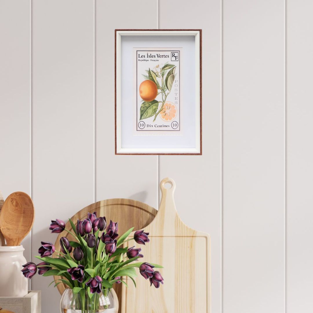 Cuadro Isles Vertes 20x30 cm Marco Oscuro