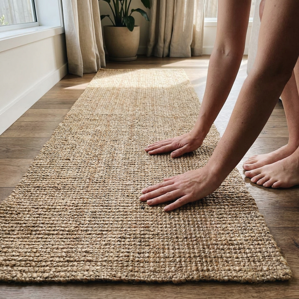 Alfombra de Yute Bucle 80 x 200 cm