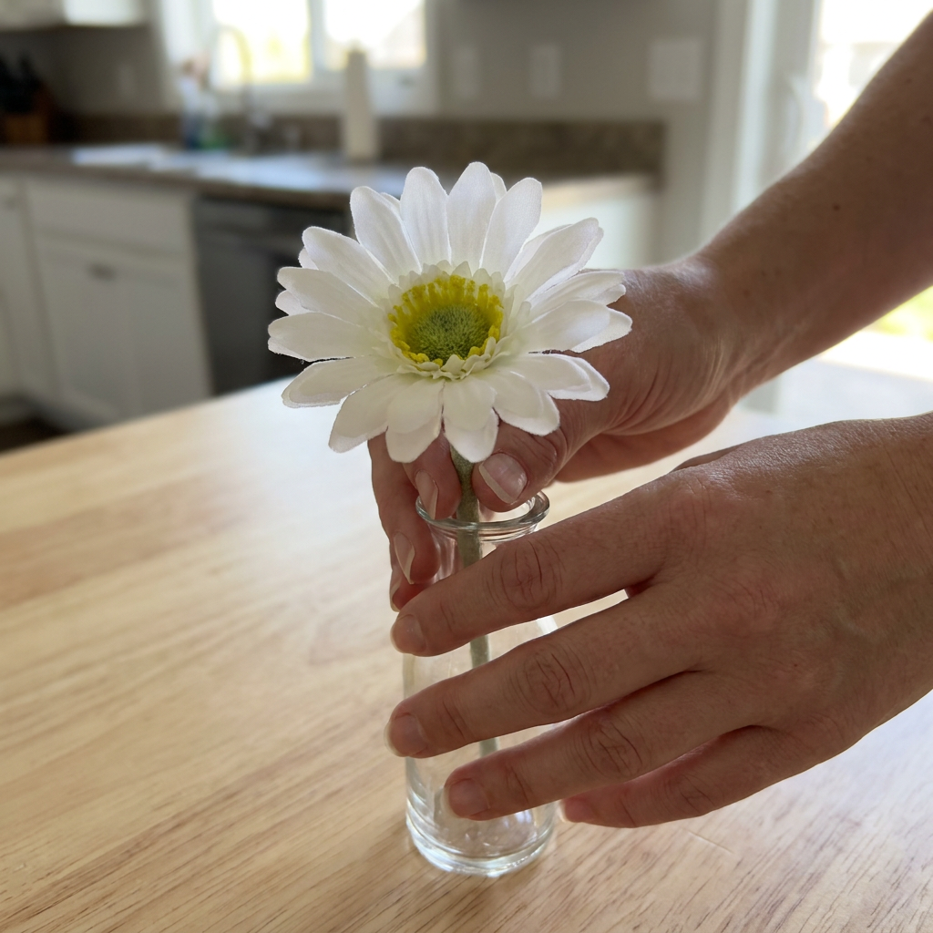 Daisy White 25 cm