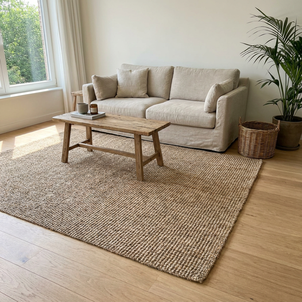 Alfombra de Yute Bucle 160 x 230 cm