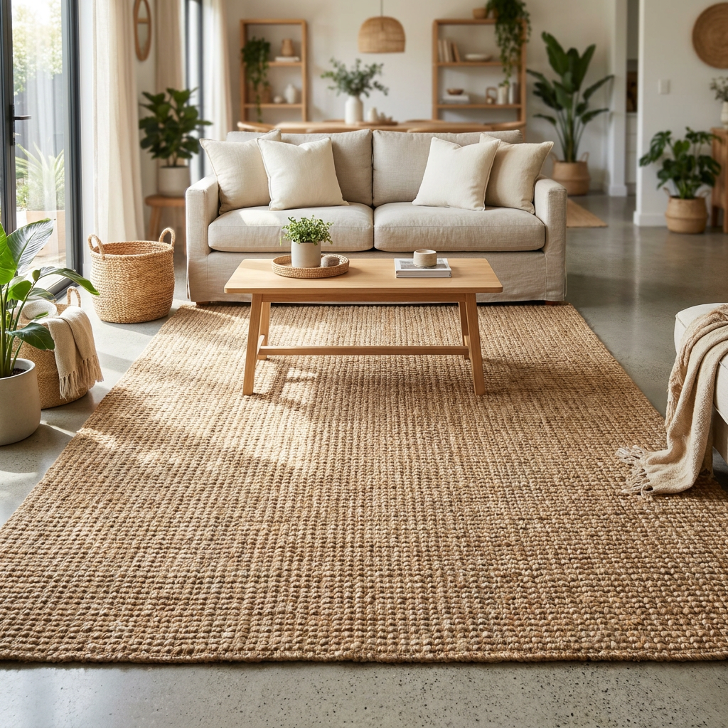 Alfombra de Yute Bucle 160 x 230 cm