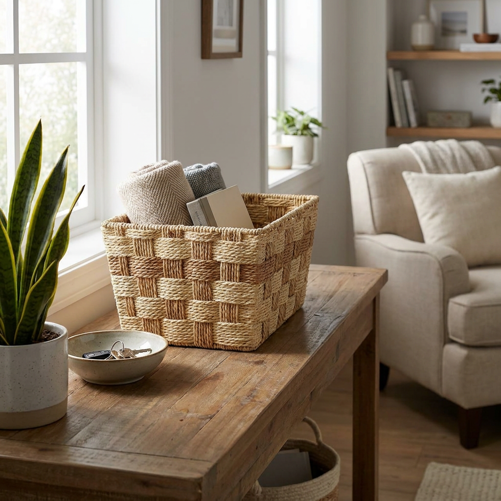 Canasto Storage Weave Rectangular Mediano