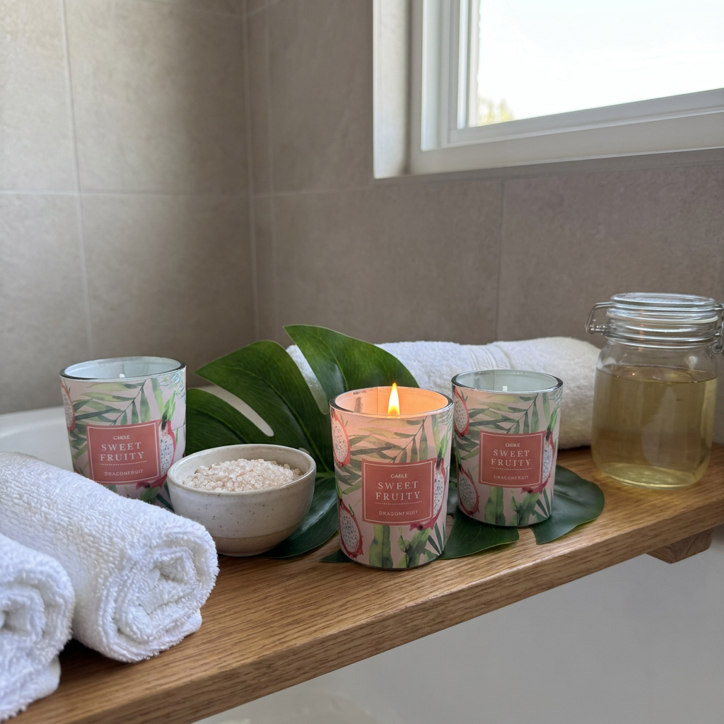 Set x3 Velas Sweet Fruity Dragonfruit