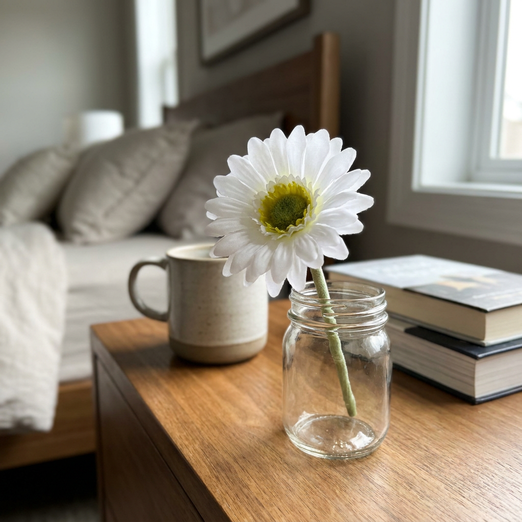 Daisy White 25 cm