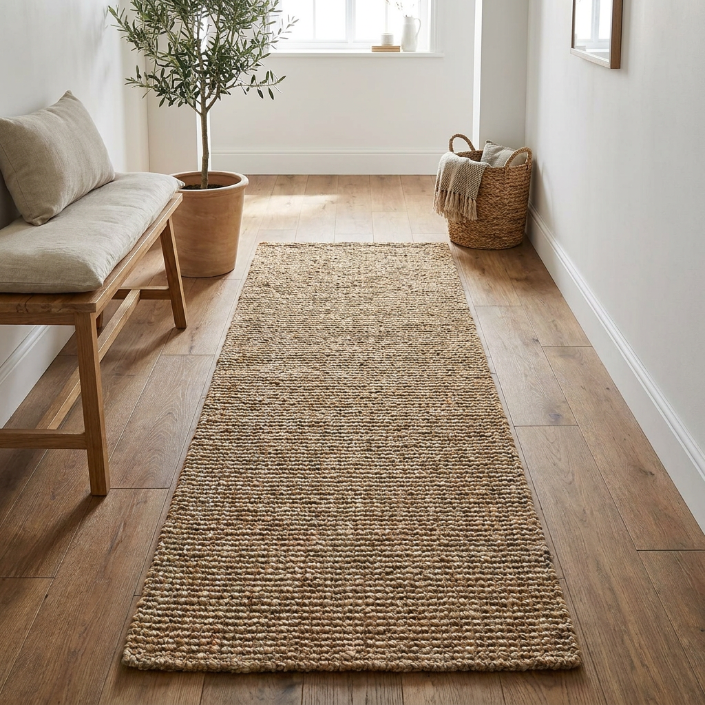 Alfombra de Yute Bucle 80 x 250 cm