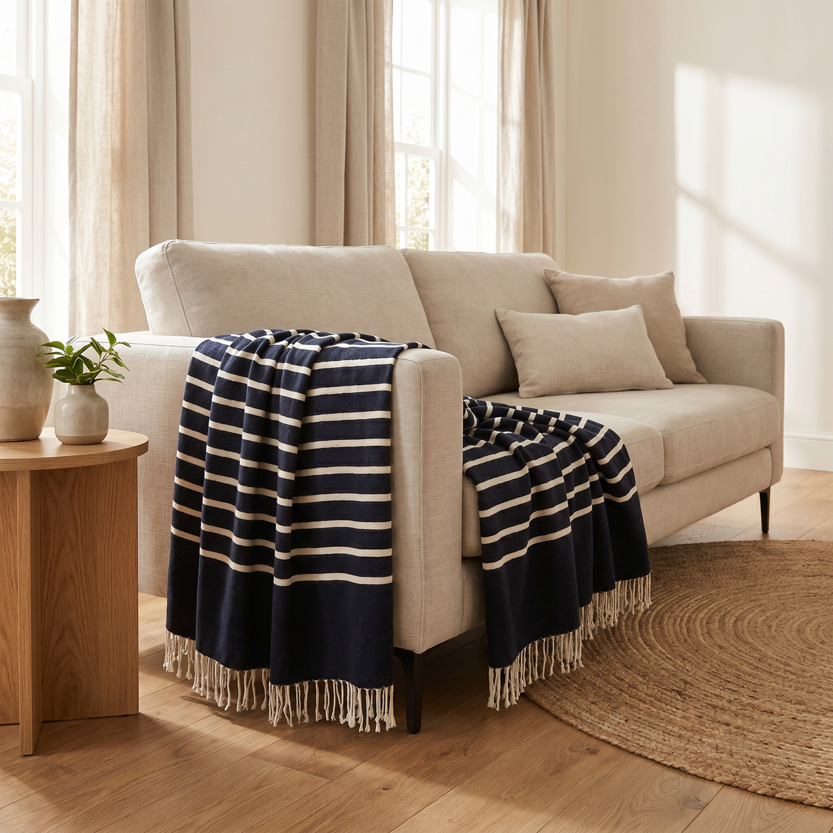 Manta Bilbao Black 140x210 cm