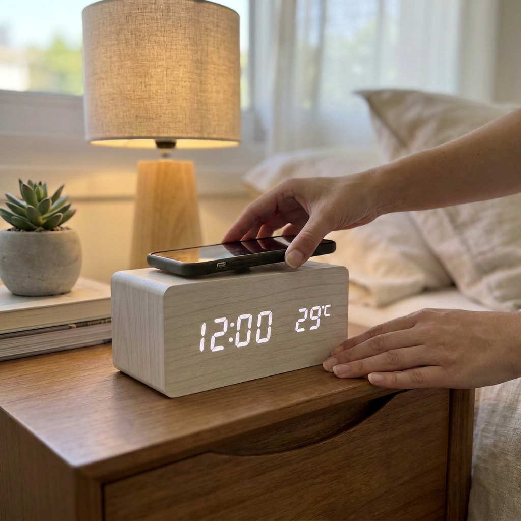 Reloj Smart Wood White