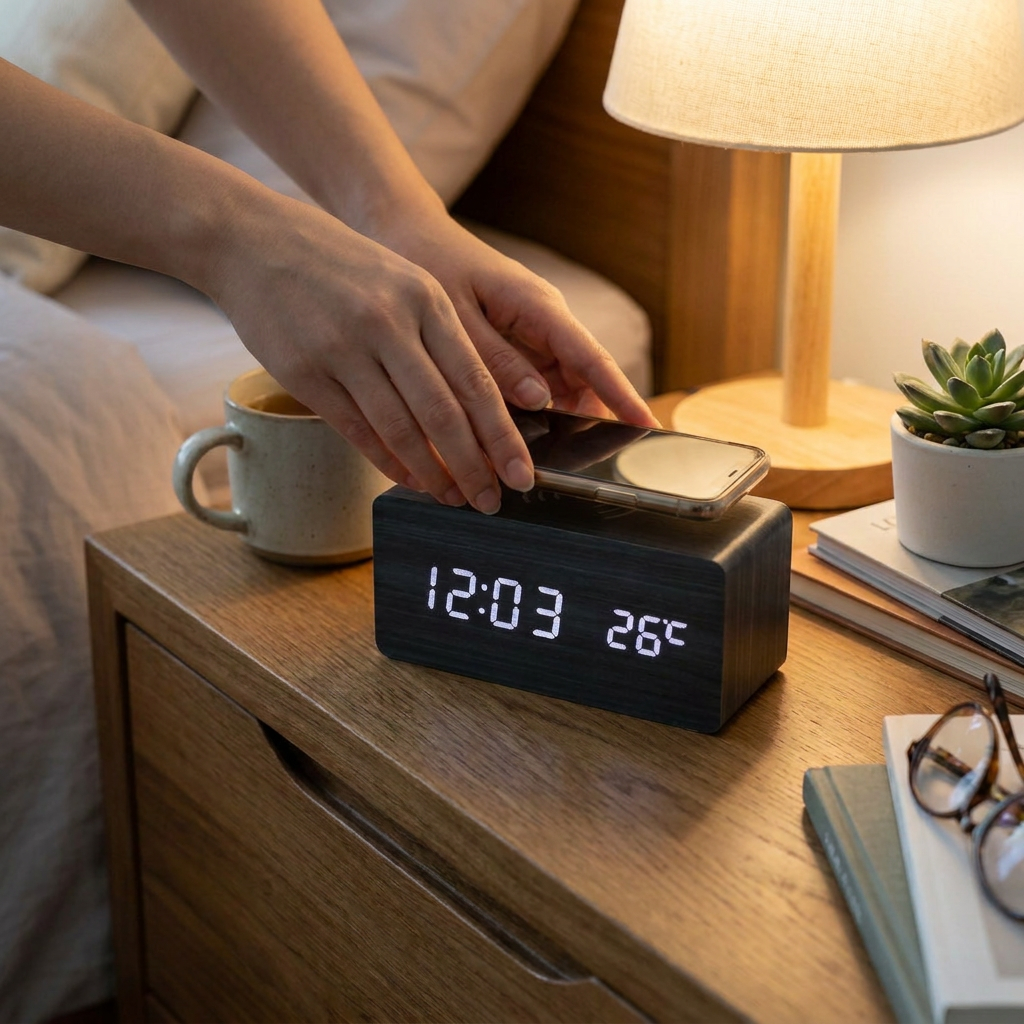 Reloj Smart Wood Negro
