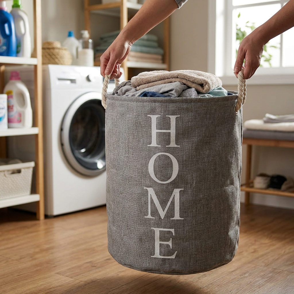 Cesto Home Gris 40 x 50 cm