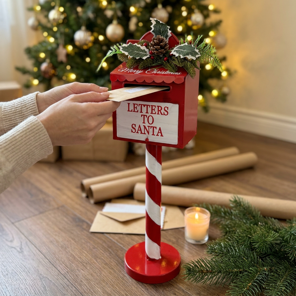 Mailbox Letters to Santa 56 cm