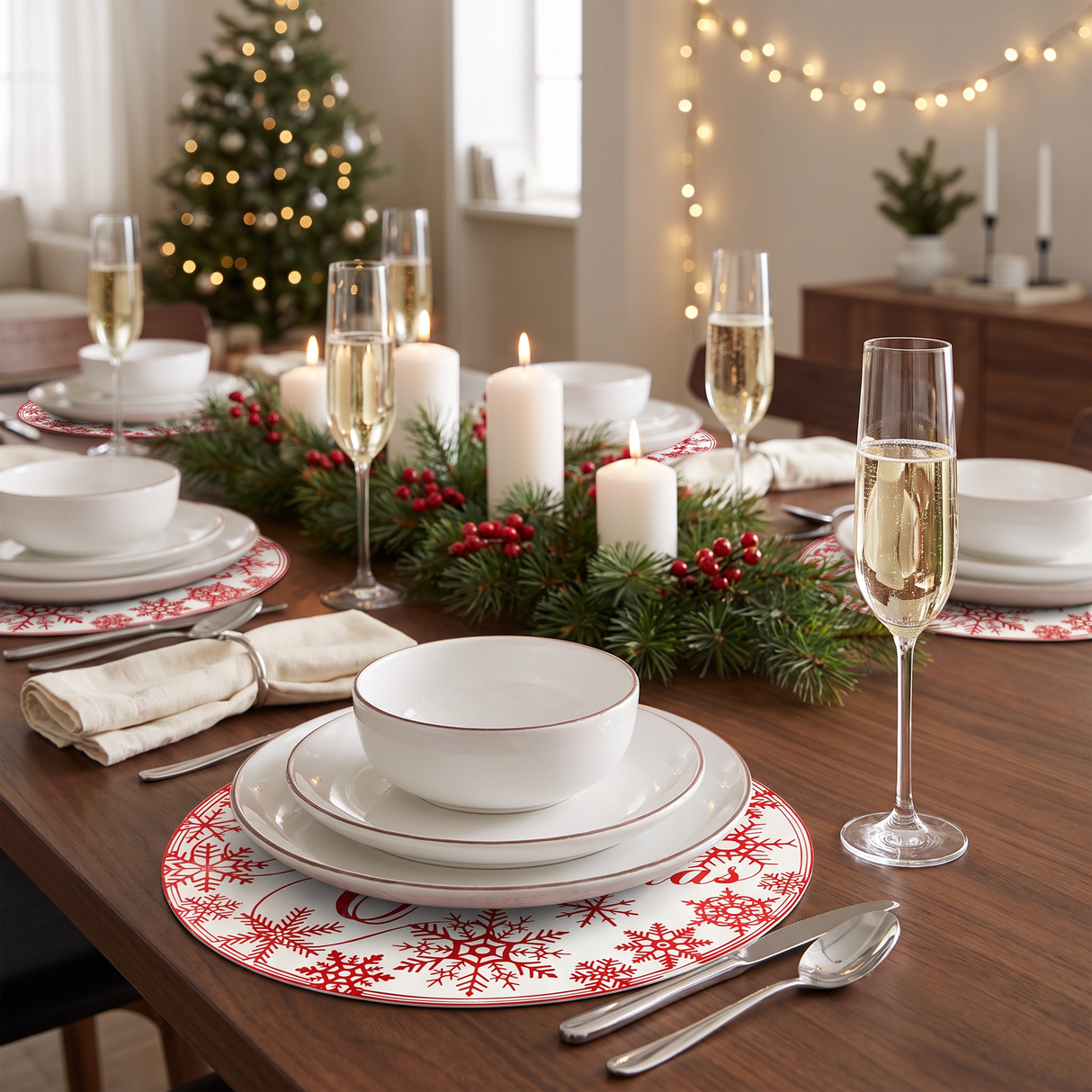 Individual Merry Christmas Red