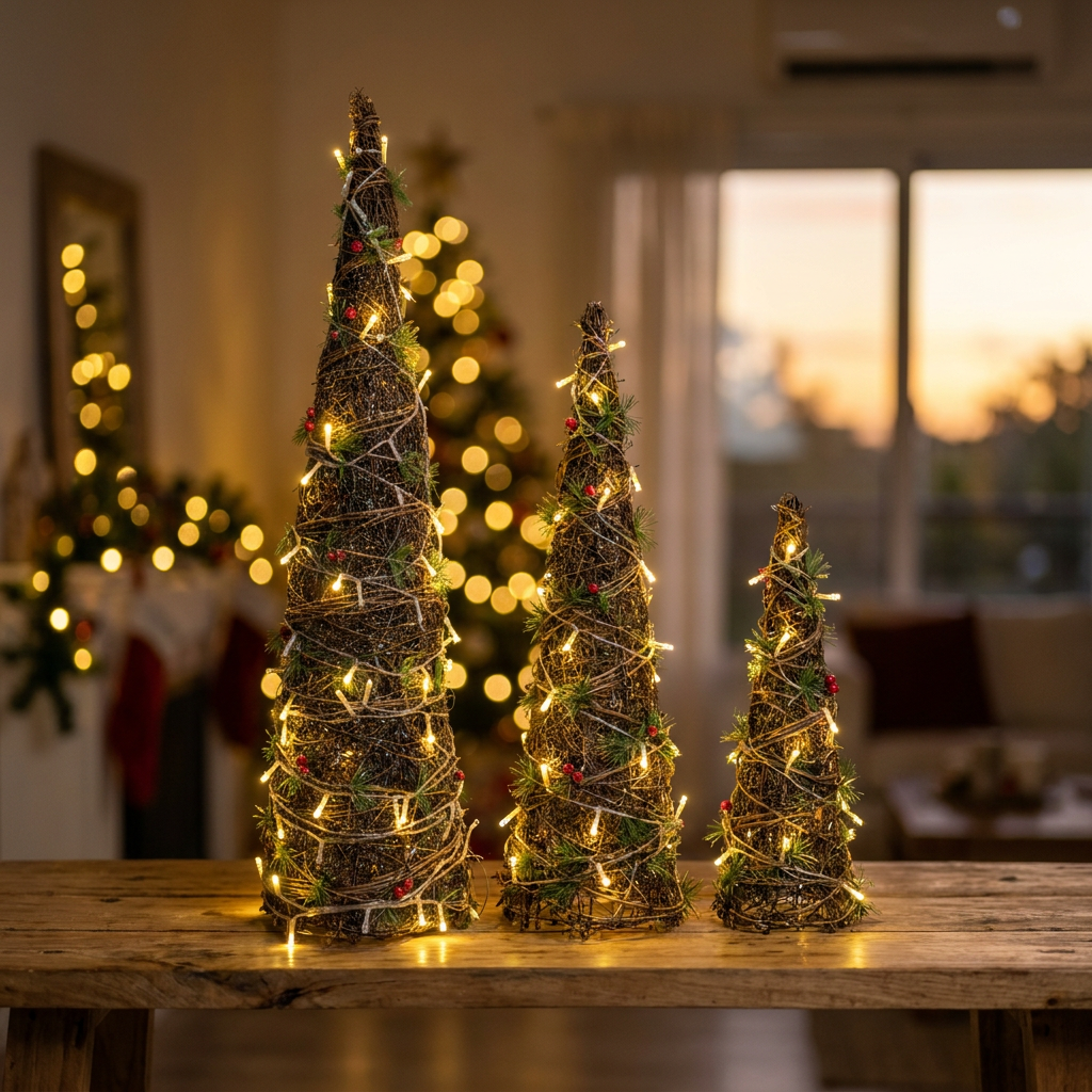 Árbol Woodland Luminoso 60 cm