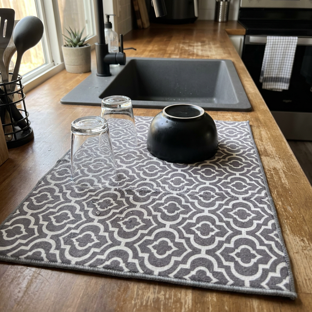 Mat Secaplatos Moroccan Gris