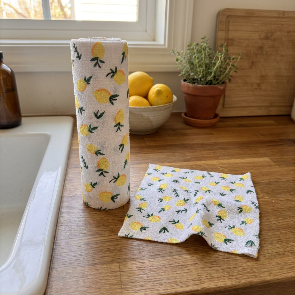 Paños Reutilizables Lemons (Rollo x 20)