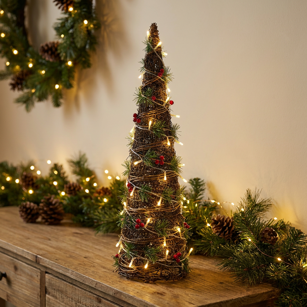 Árbol Woodland Luminoso 60 cm