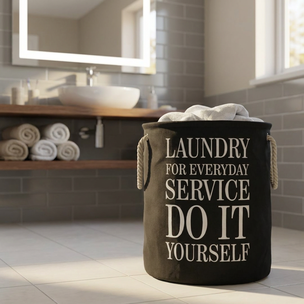 Cesto Laundry Everyday Negro