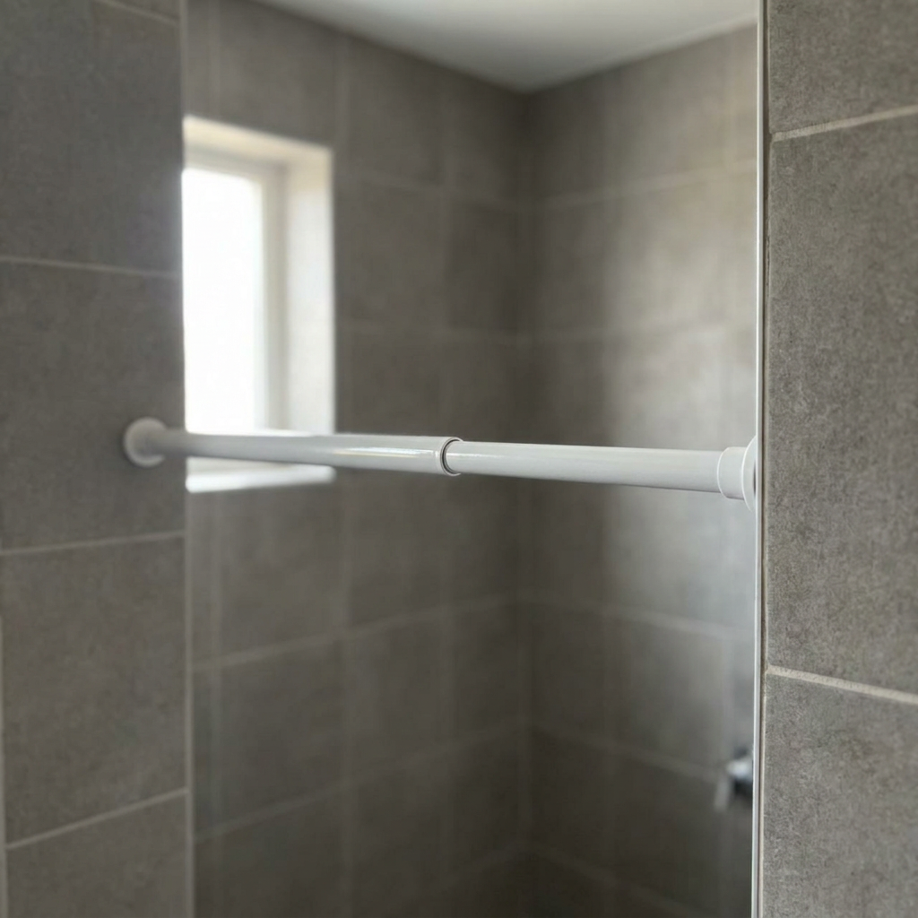 Barral de Cortina Extensible Blanco