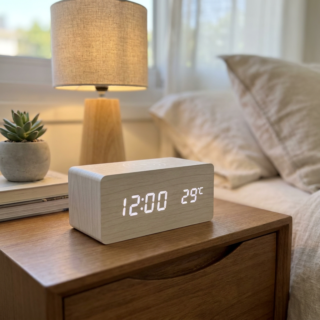 Reloj Smart Wood White