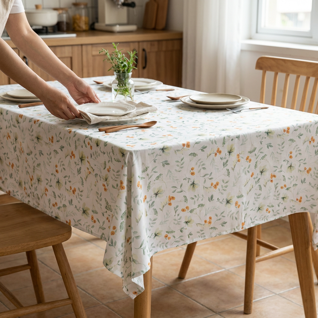 Mantel Orange Blossom 1,52 x 2,40 mts