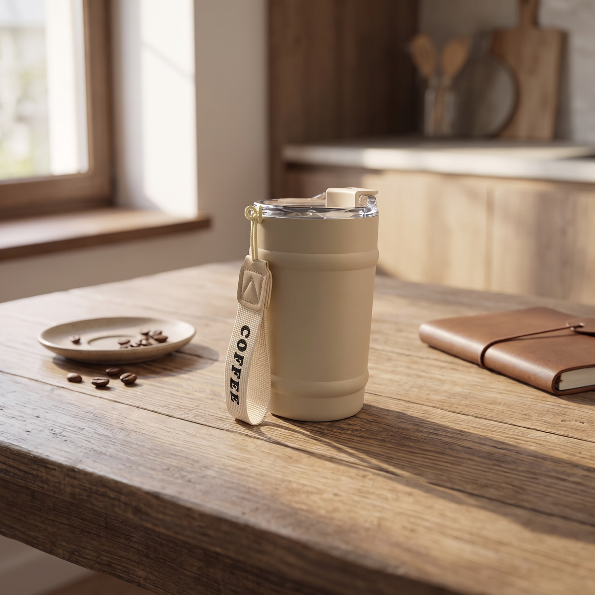 Vaso Térmico Grab Beige