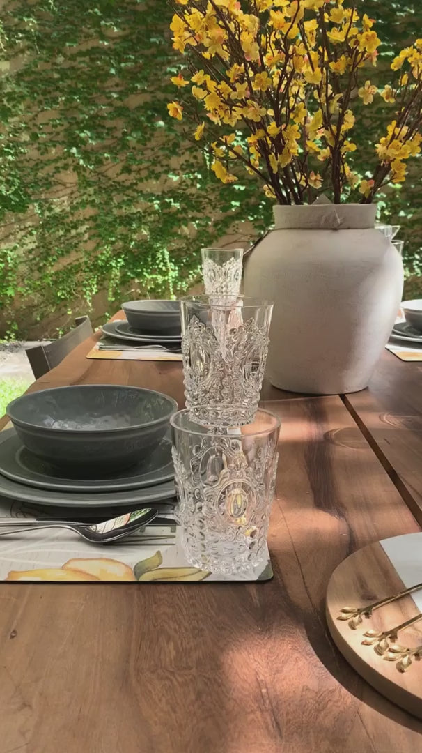 Juego 6 Copas + 6 Vasos Altos Acrílico Imperial