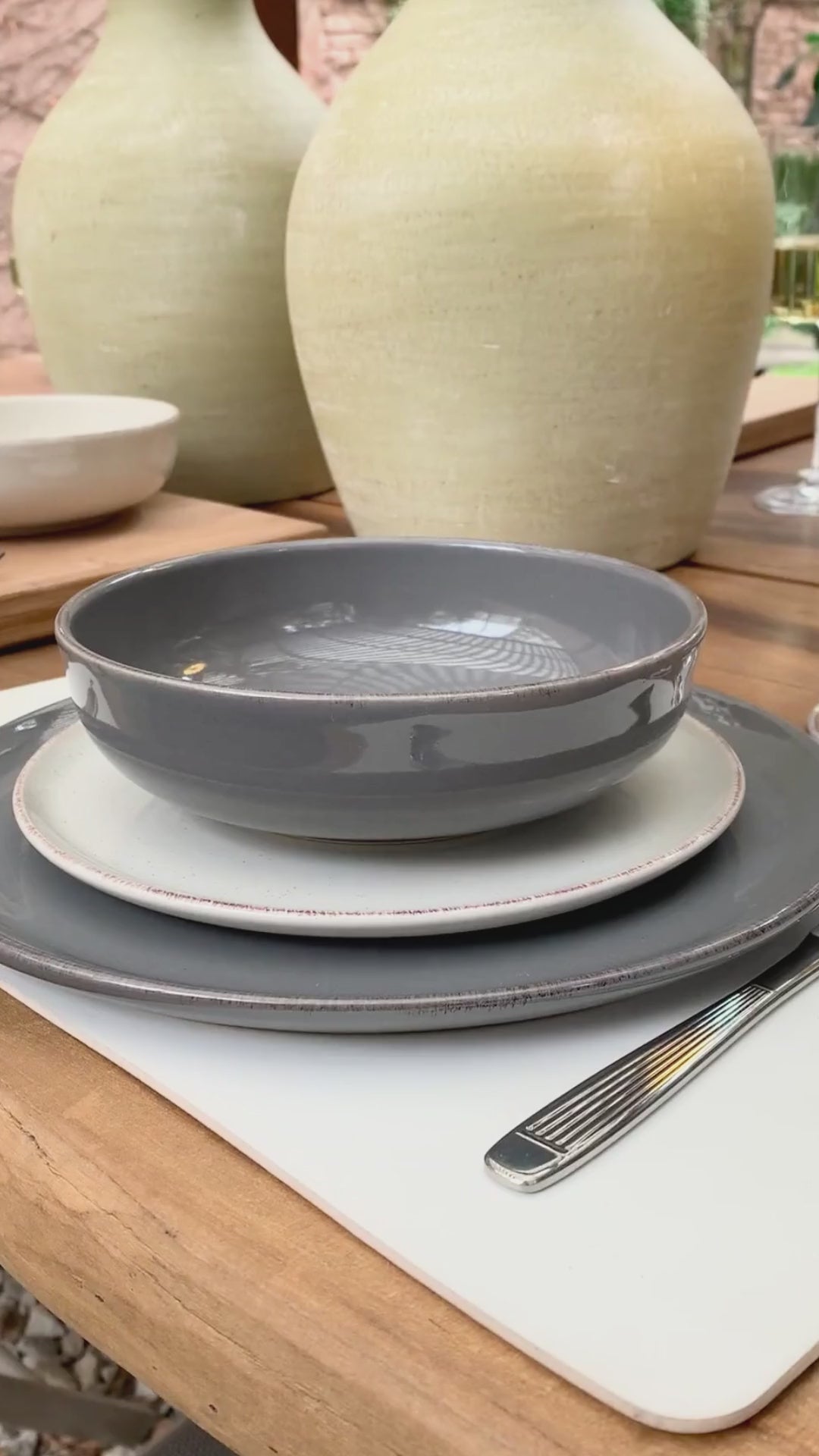 Pack 6 Platos Postre Positano Cream