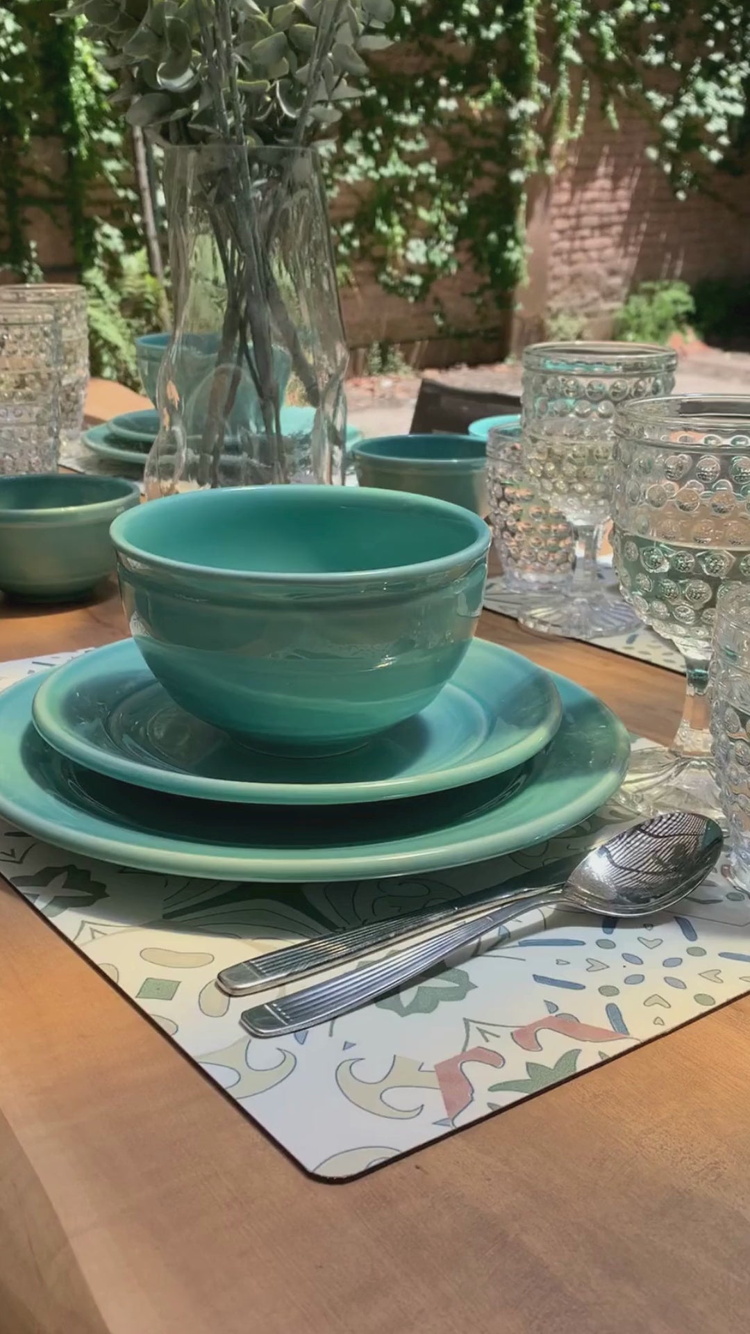 Plato Playo Lisboa Turquesa