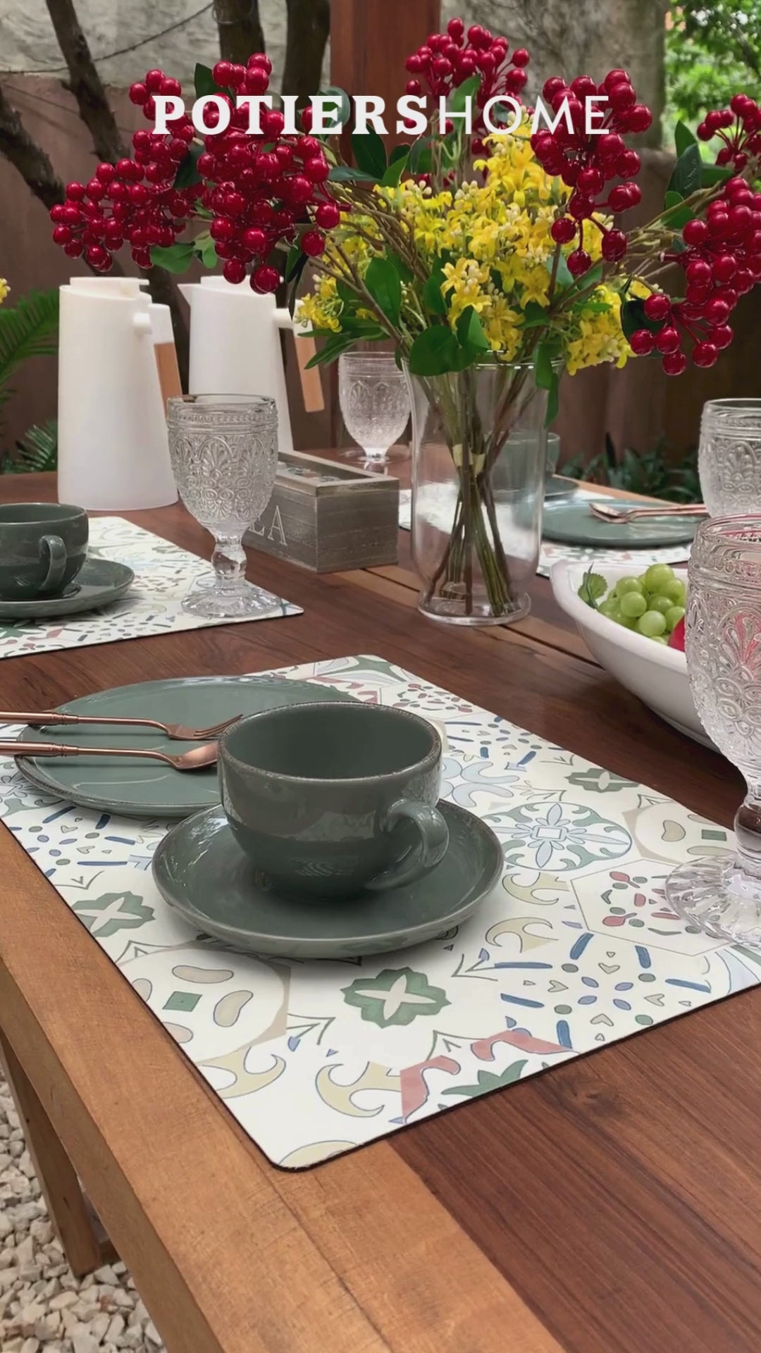 Taza c/Plato Positano Green