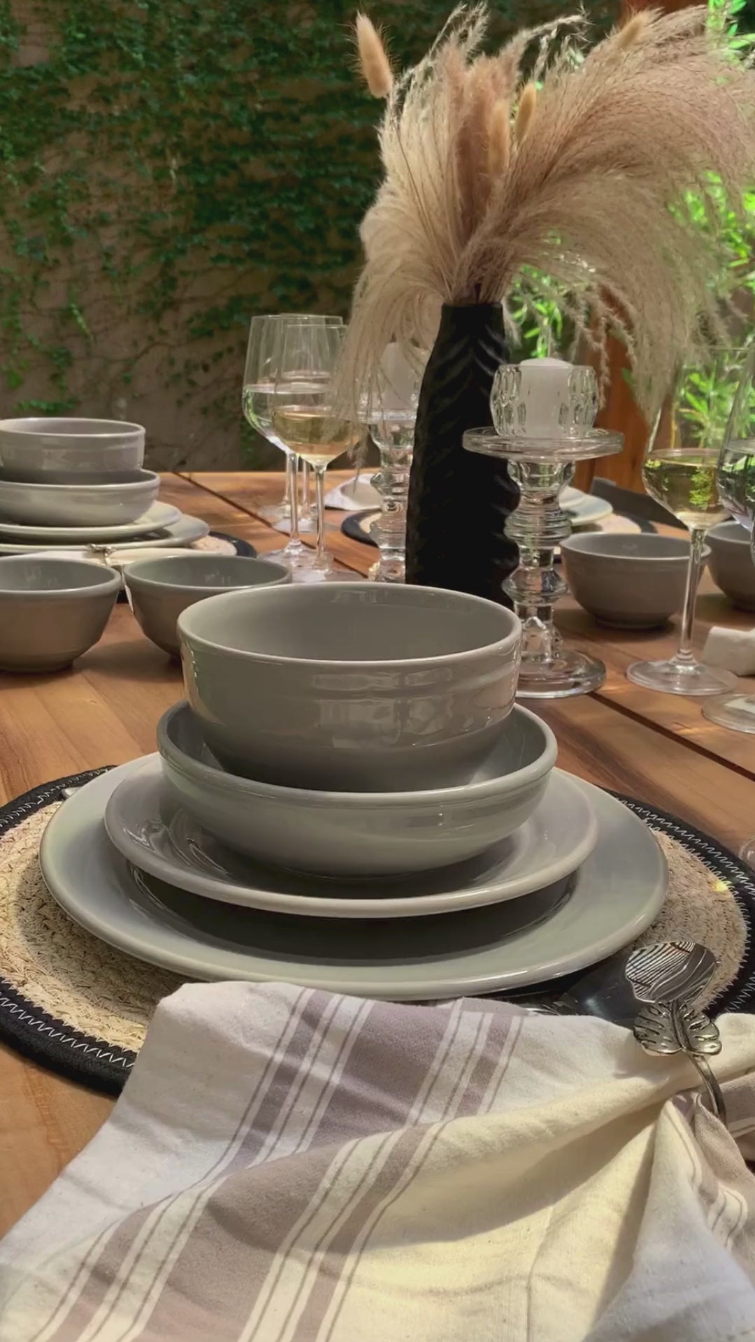 Plato Playo Lisboa Gris