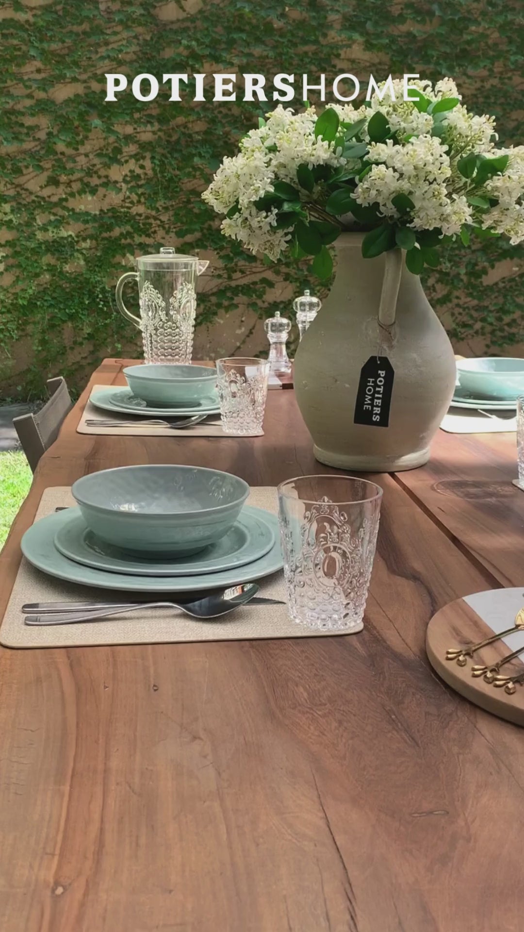 Plato Playo Melamina Verde Aqua