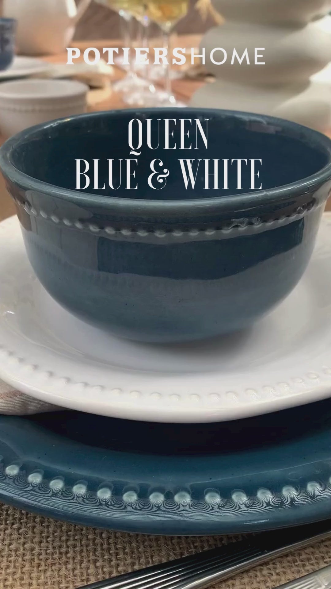 Individual Redondo Arpillera