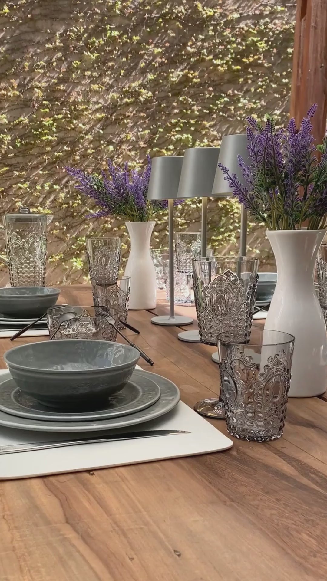 Plato Hondo Melamina Gris