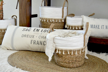 Canasto Uma Mediano Blanco