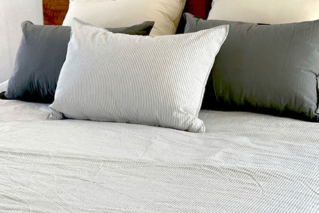 Almohadon Full Stripes Gray 50 x 70 cm