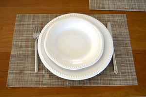 Individual Rafia Beige Oscuro