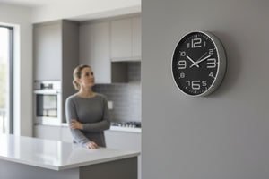 Reloj Metro Black 30 cm