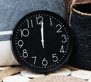 Reloj Negro 29 cm