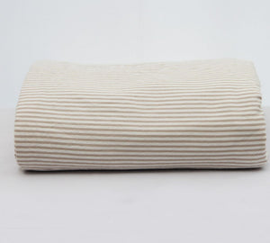 Funda de Edredón King Tusor Full Stripes Beige