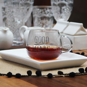 Taza Vidrio Good Morning 350 ml